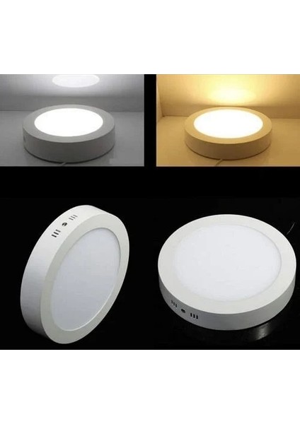 30W Sıva Üstü LED Panel (Yuvarlak) 6400K