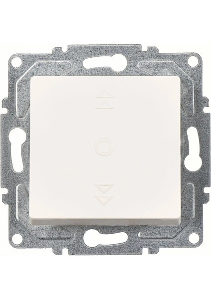 Günsan Eqona Fildişi Beyazı Jaluzi Kumanda Anahtarı (Tek Düğmeli) Mekanizma