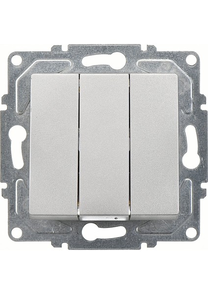 Eqona Gümüş Üçlü Anahtar Mekanizma