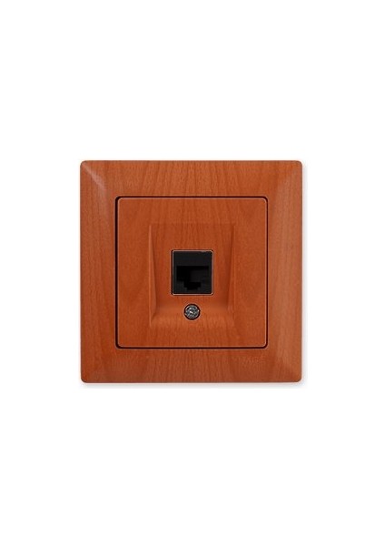 Visage Meşe Tekli Data Prizi (RJ45 Cat5)