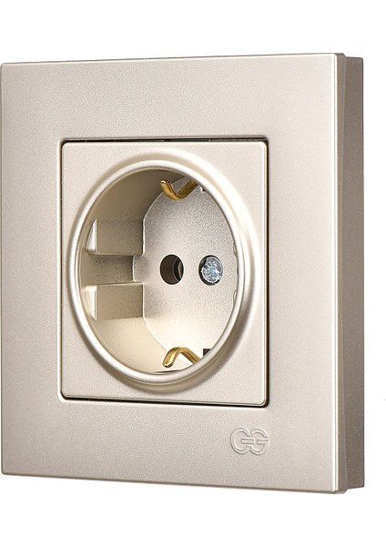 Eqona Metalik Bej Topraklı Priz fiyatları