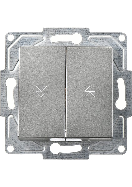 Eqona Füme Jaluzi Kumanda Anahtarı (İki Düğmeli) Mekanizma