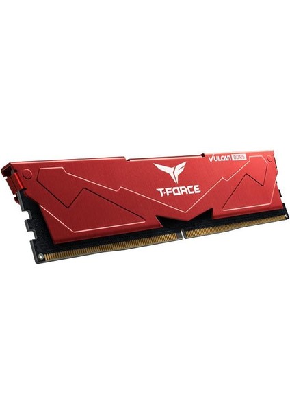 T-Force Vulcan Red 32GB(2X16GB) 5600MHZ Ddr5 Gaming Ram CL32 (FLRD532G5600HC32DC01)