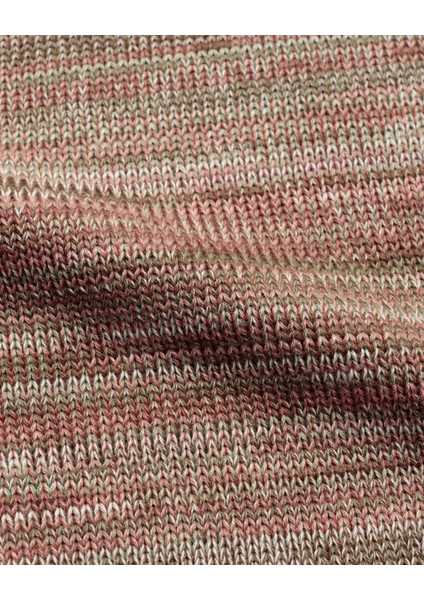 Far Afield Buckley Cardıgan - Twısted Yarn V Yaka Standart Kesim Organik Pamuk Melanj Erkek Triko Hırka - Kahve Multi fırsatları