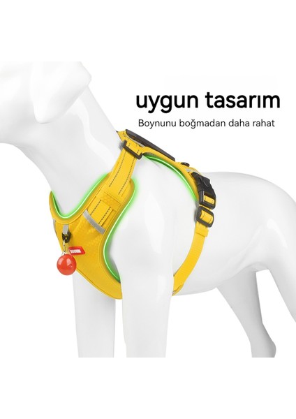 Tian Cheng Yeni Evcil Hayvan Koşum Köpek Koşum Yansıtıcı Işe Gidiş-Geliş Köpek Tasma Köpek Tasması (Yurt Dışından)