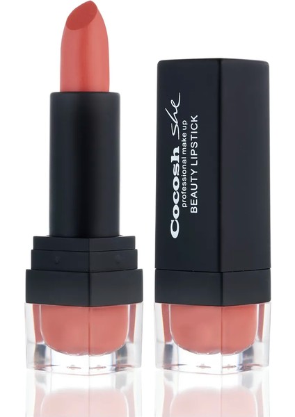 Beauty Lipstick Ruj 07 Blush, Kremsi Formül, Saten Görünüm, Orta-Tam Kapatıcılık