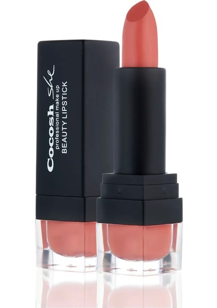 Beauty Lipstick Ruj 07 Blush, Kremsi Formül, Saten Görünüm, Orta-Tam Kapatıcılık