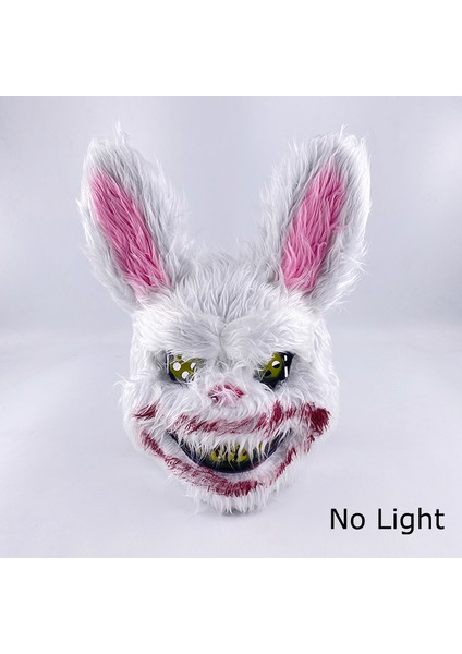 LED Parlayan Maske Cosplay - Beyaz (Yurt Dışından)