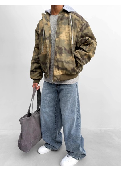 Erkek Oversize Old School Baggy Jean Mavi modelleri