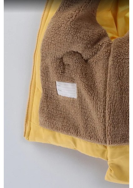 Özel Tasarım Trend Sevimli Baby Oyuncak Tavşan Içi Kürklü Soft Kumaş Cepli Kapüşonlu Kışlık Mont fiyatları