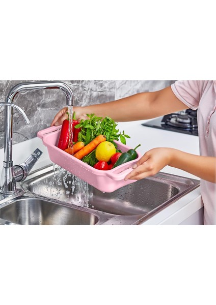 Evye Süzgeci Plastik Süzgeç Mor modelleri