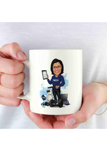 Kadınlara Özel Karikatürlü Kupa Bardak