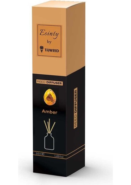 Esinty Bambu Çubuklu Oda Kokusu 50 ml Amber (Amber)