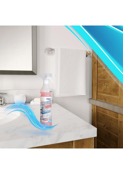 Oxfopro Profoam, Armatürler ve Banyo Için Hafif Asidik Kireç Çözücü Temizleme Köpüğü 750 ml