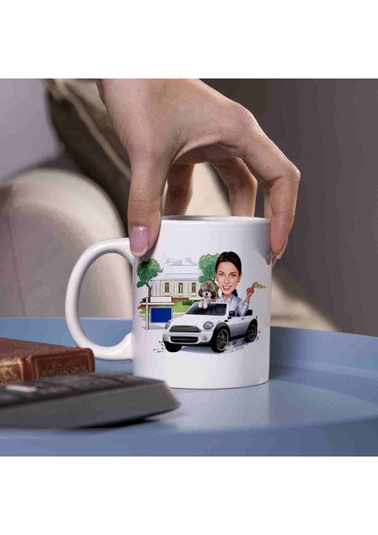 Kadınlara Özel Karikatürlü Kupa Bardak