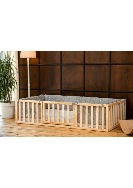 Woodandmontessori Montessori Kapılı Ahşap Çocuk Yatağı