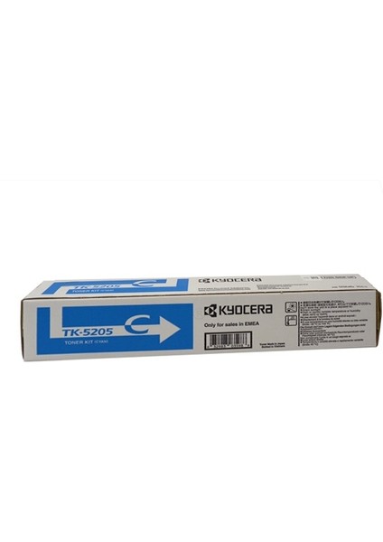 Kyocera Mita TK-5205 Mavi Toner Orjinal