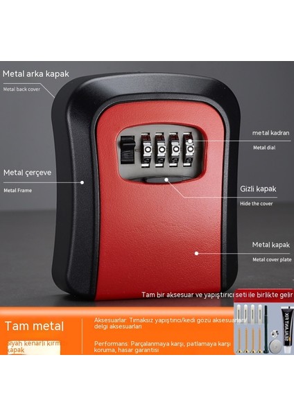 Tamamen Metal Çok Fonksiyonlu Kapı Dekorasyonu Saklama Kodu Kutusu (Yurt Dışından) modelleri
