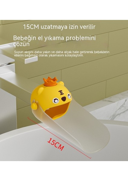 Çocuk Karikatür Silikon Uzatma Musluğu Musluk Genişletici (Yurt Dışından) modelleri