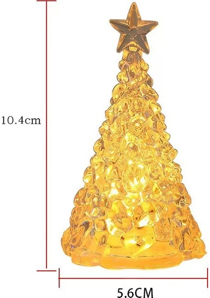 Noel Süslemeleri Parlak Şeffaf Kristal Noel Ağacı Süsleme Işıkları (Yurt Dışından) fiyatları