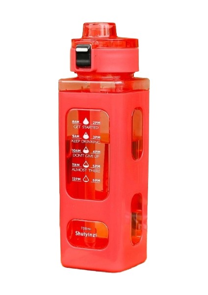 900ML Yüksek Değerli Taşınabilir Halat Kare Su Bardağı (Yurt Dışından)