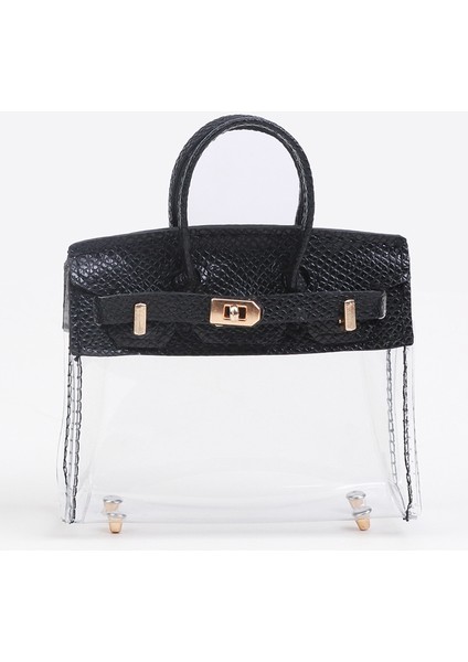 Bayan Güzel Narin Şeffaf Kulaklık Araba Anahtarı Çanta (Yurt Dışından)