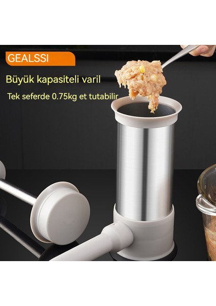 Ev Kullanımı Için Çok Fonksiyonlu Manuel Kapasiteli Sosis Makinesi (Yurt Dışından)