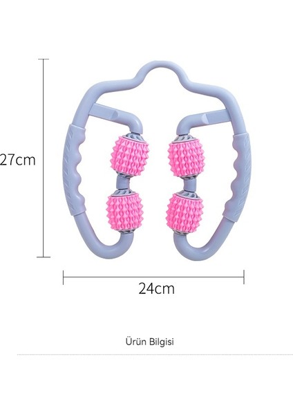 Halka Şeklinde El Tipi Baldır Masaj Silindiri (Yurt Dışından)
