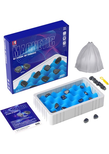 Çocuklar Manyetik Etkisi Puzzle Eğlenceli Satranç Tahtası Oyuncak (Yurt Dışından)
