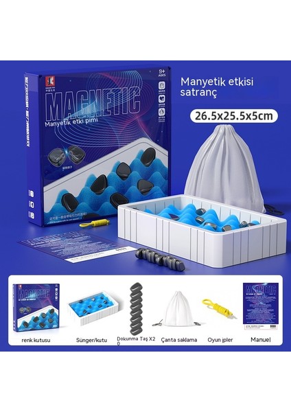 Çocuklar Manyetik Etkisi Puzzle Eğlenceli Satranç Tahtası Oyuncak (Yurt Dışından)