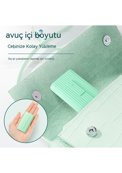 10 Taşınabilir Otomatik Açılır Diş Ipi Kutusu (Yurt Dışından)