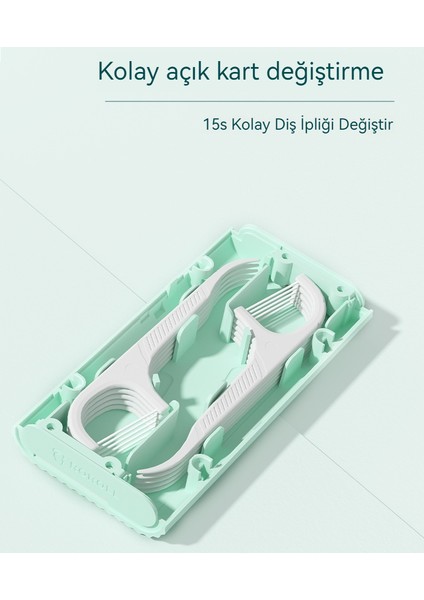 10 Taşınabilir Otomatik Açılır Diş Ipi Kutusu (Yurt Dışından)