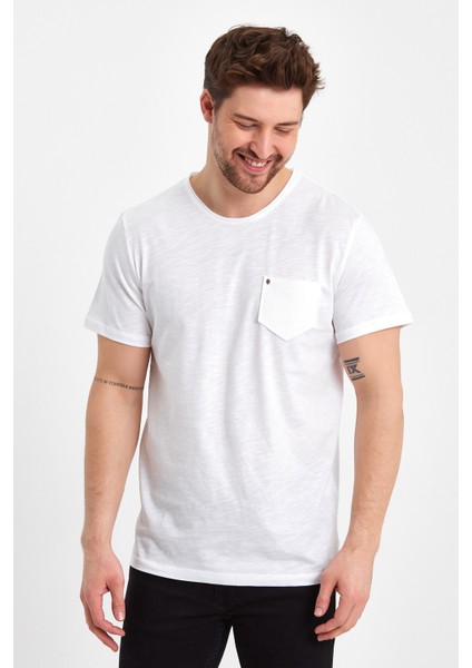 2000 Ultra Fashıon Flamlı Cepli , Cep Kuru Kafa Detaylı T-Shirt fırsatları