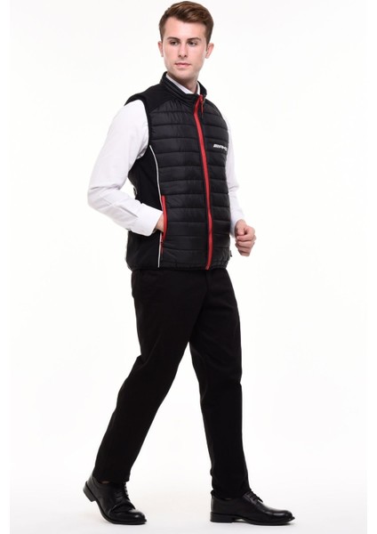 Şişme Yelek Astarlı Mercedes Amg Model Ray Desen Siyah Erkek fiyatları