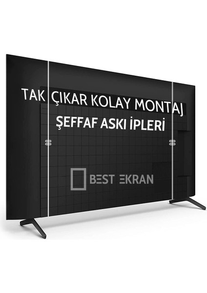 Best Ekran Tcl 43S5400A Ekran Koruyucu - Tcl 43" Inç 109 Ekran Çerçevesiz Koruyucu Google Ledtv