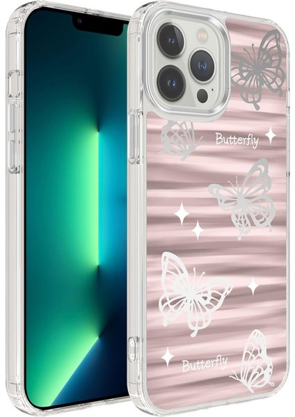 Apple iPhone 13 Pro Kılıf Airbagli Parlak Tasarımlı Mimbo Kapak