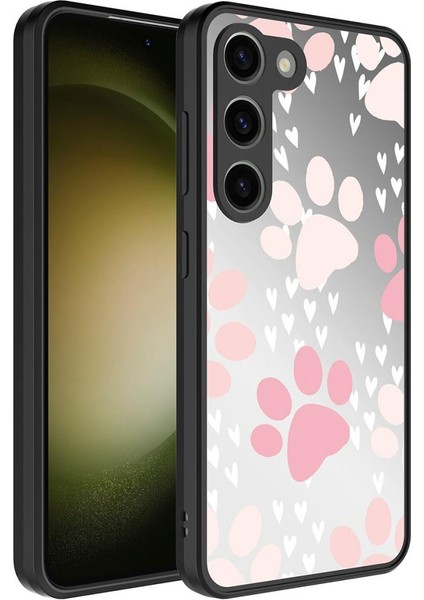 Samsung Galaxy S23 Plus Kılıf Aynalı Desenli Kamera Korumalı Parlak Mirror Kapak