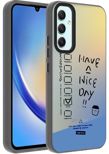 Samsung Galaxy A24 Kılıf Desenli Dragon Sert Kapak