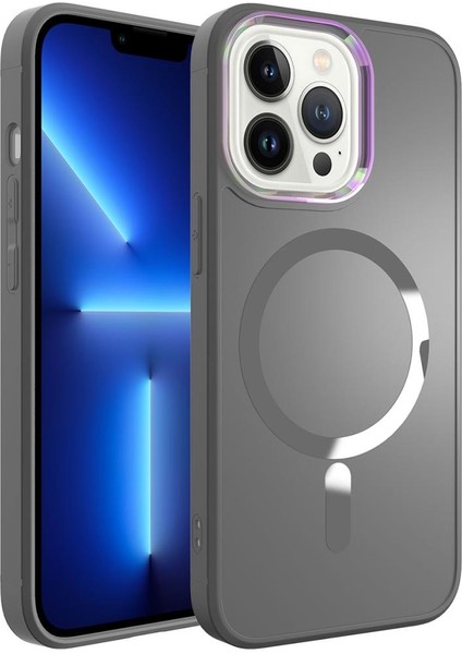 Apple iPhone 12 Pro Max Kılıf Magsafe Wireless Şarj Özellikli Stil Kapak