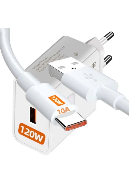 C1 Gan 120W Hızlı Şarj Adaptörü + J20 Type-C 10A/120W/480MBPS Şarj ve Data Kablosu -2mt