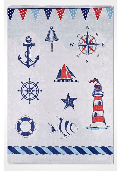 Yzr Tekstil Baskılı Çocuk Halısı