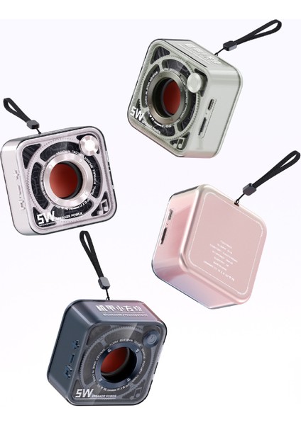 Açık Taşınabilir 5W Şeffaf Mecha Tarzı Kablosuz Bluetooth Hoparlör1 (Yurt Dışından) fiyatları