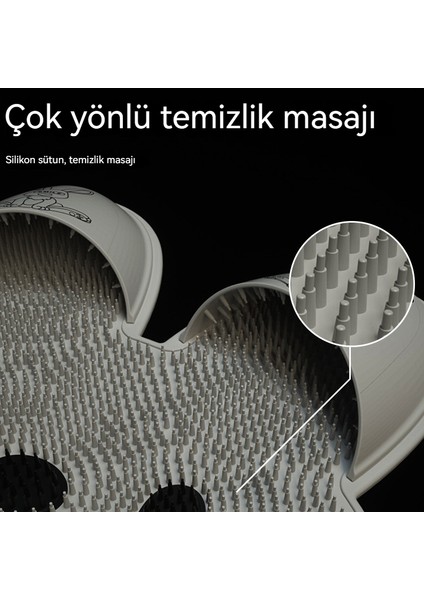 Ev Banyo Silikon Tavşan Şekli Ayak Yıkama Masaj Pedi (Yurt Dışından) modelleri