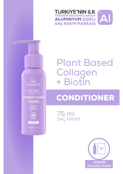 Collagen Biotin Şampuan 75 ml + Saç Kremi 75 ml