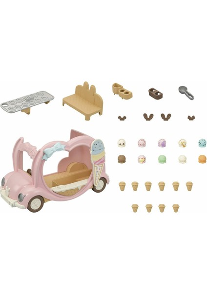 Fabbatoys Sylvanian Families Dondurmacı Arabası +4 Yaş modelleri