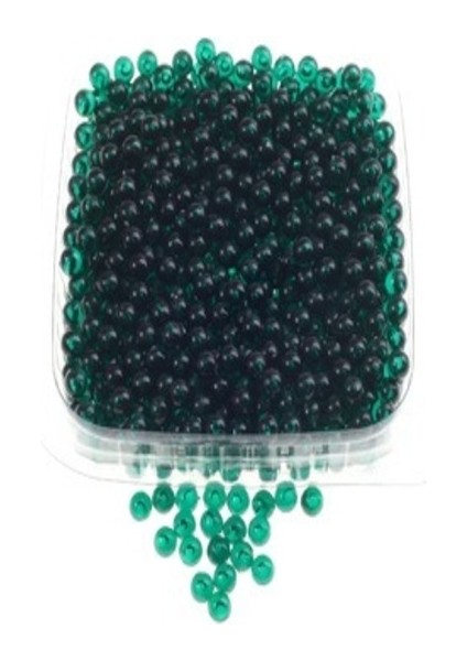 Su Kabağı Boncuğu 6 mm Deliksiz Yeşil Renk 100 gr