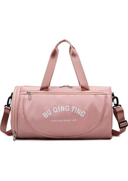 Büyük Kapasiteli Kuru ve Islak Ayırma Seyahat Çantası Hafif Yüzme Kova Çanta (Yurt Dışından)