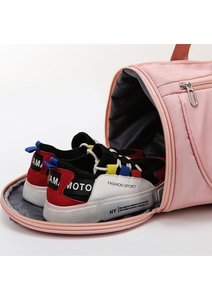 Büyük Kapasiteli Kuru ve Islak Ayırma Seyahat Çantası Hafif Yüzme Kova Çanta (Yurt Dışından) modelleri