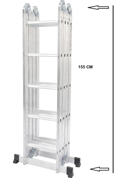 1.5 mm Çok Amaçlı Merdiven 5.70 M 20 Basamaklı