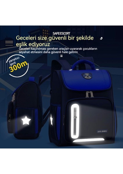 Kız ve Erkek Çocuklar Için Omurga Koruması ve Yükün Azaltılmasına Yönelik 3-6. Sınıf Okul Çantaları (Yurt Dışından) fiyatları